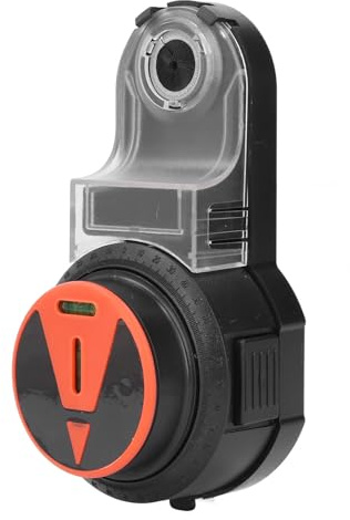 Eminchu Drill Dust Collector, Universal 2 in 1 Dust Collection Attachment for 0 to 13mm Drill Bits, with Built in Level and 500mAh Battery, for Electric Drills and Hammers