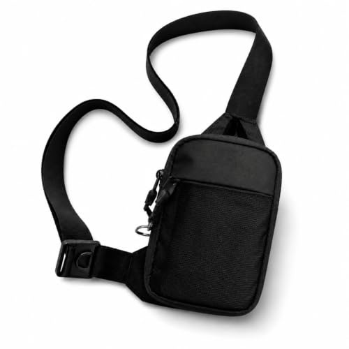 AAFGVC Nomalero Sacoche Homme Anti-Vol avec Doublure RFID, Fermetures Sécurisées et Sangle Renforcée pour Travail, Trajet et Tourisme (Noir)
