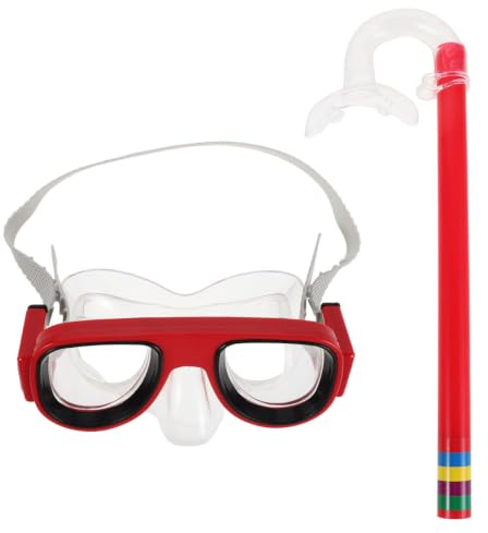 VICASKY Lunettes de Natation pour Garçon et Filles avec Masque de Plongée Anti-Fuite, Tuba en Silicone Alimentaire, Confort et Vision Large pour Plage et Océan