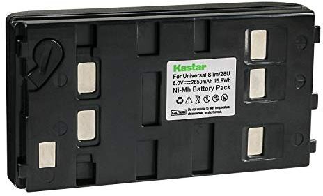 Kastar Universal Battery for JVC BN-V11U BN-V12U BN-V20U BN-V22U BN-V25U; Panasonic HHR-V20A/1B PV-BP15 PV-BP17 VW-VBS1 VW-VBS2; Sony NP-30 NP-33 NP-55H NP-66H NP-68 NP-77 NP-77H NP-77HD NP-98 NP-98D