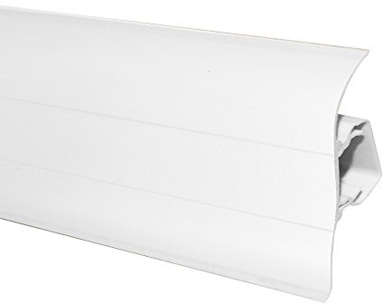Battiscopa Passacavo, Bianco 101, 4 Barre da 2,5 mt