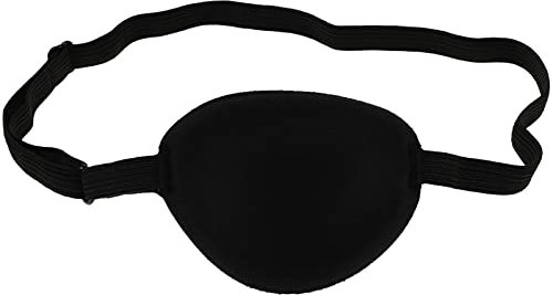 Beavorty 1PCS Pirate Eye Patch Schädel Crossbone Auge für Kinder Kinder Erwachsene Halloween Cosplay Liefert (Schwarz)