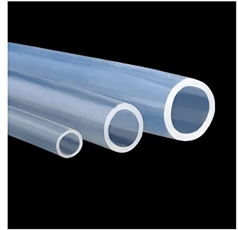 Tubo Transparente 1 metro de grado alimenticio Tubo de silicona transparente / manguera 1 4 6 7 13 14 18 20 20 Manguera de cerveza de cerveza flexible de goma flexible Manguera de leche Tubo Silicona
