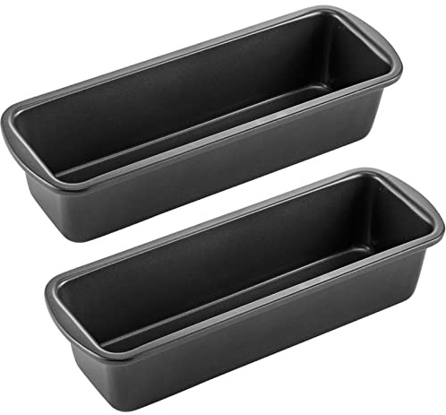 CHEFMADE Bread Loaf Pan, Nonstick Meatloaf Pan, 3 x 10, Set of 2
