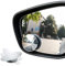 2 Piezas Espejo De Punto Ciego, Espejo Retrovisor Coche, Espejo Convexo Redondo De 2 Pulgadas, Espejo Exterior Sin Marco Con Palanca Ajustable De Gran Angular Para Coche, Suv, Camión