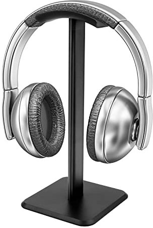 Support Casque Bureau Porte Casque Gamer Repose Casque Support De Casque Gaming Pour Toutes Les Tailles De Casque Écouteurs De Bureau Universel Adapté Pour Table Vitrine | Noir
