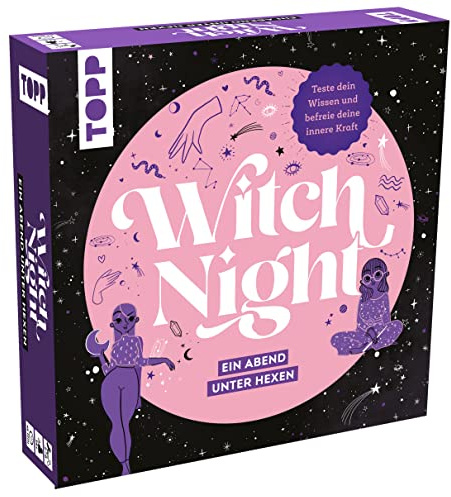 Witch Night – EIN Abend unter Hexen. Teste Dein Wissen und befreie Deine innere Kraft: Das Partyspiel für 2–6 Personen ab 14 Jahren | Über 180 Fragen aus insgesamt 6 Kategorien | Das Partyspiel für 2–6 Personen ab 14 Jahren | Über 180 Fragen aus insgesamt 6 Kategorien