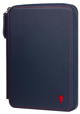 TORRO Reisebrieftasche - Reisebrieftasche aus echtem Leder mit Reisepasshalter und abnehmbarem Kartenhalter