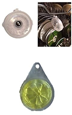 Spülmaschinen Deo (Zitrone) • Duft für Geschirrspüler • Lemon Spülmaschine Duft gegen Gerüche • Geruchsentferner Spülmaschine • + Antirost