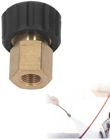 Raccordo in ottone per idropulitrice ad alta pressione con filettatura femmina G1/4 a filettatura maschio M22 M15 da 14 mm connessione rapida adattatore per idropulitrice ad alta pressi