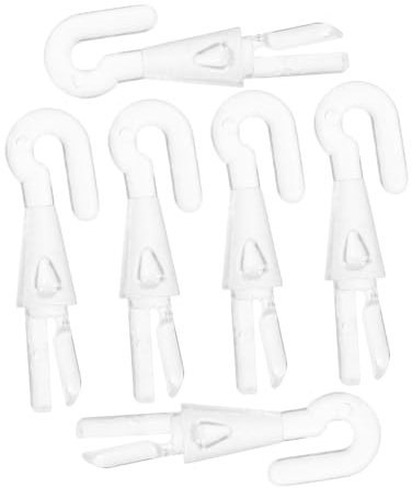 Ciieeo 6st Jalousien Drehen Den Stock Ersatz Für Blindstabhaken Blinde Zauberstabhakenspitze Blind Geneigte Zauberstabspitze Reparaturwerkzeug Für Blinde Neigungsstäbe Plastik Transparent