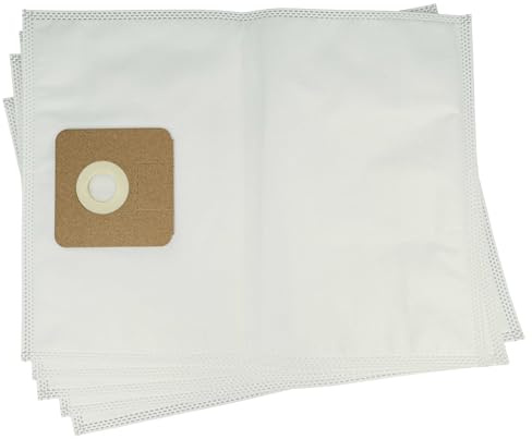 vhbw 5x Sacs compatible avec Sprintus Maximus pro | T 11, T12, Maximus T11, Lorito aspirateur - microfibre non tissée, 39cm x 30cm blanc