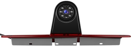 VECHTEL 720P Rückfahrkamera Transporter mit Bremslicht Bremsleuchte, Auto Rückfahrkamera für Mercedes Benz Sprinter 2006-2019, Dach Bremslicht Autokamera mit IP67 Wasserdicht Nachtsicht 140°Weitwinkel