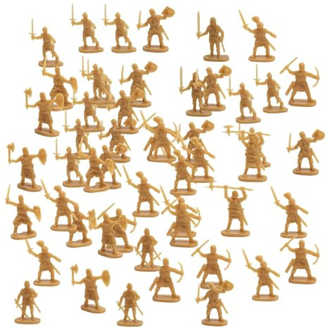 Wpsagek Zinnsoldaten, Soldaten Verschiedene Posen Actionfiguren, 100 Stück Modellfiguren Antike Spielzeug-Sets Gesellschaftsspiel für Rollenspiele und Kinderpartys Kuchendekoration und Mädchen