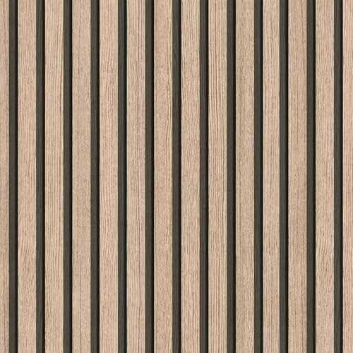 xupingjiti Tapete Selbstklebende Abnehmbar und Aufkleben 44cmx600cm Vinyl Folie Home Papier für Wasserdicht Dekorative Holzstreifen Leicht reinigen Natürliche Holz Effekt