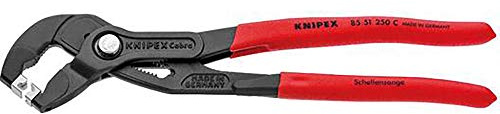 Knipex Tools 85 51 250 C, 25,4 cm Schlauchklemmenzange für Klickschellen
