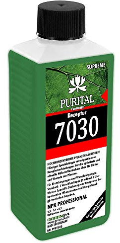 Rezeptur 7030 NPK 9,5+5,4+8,1 Flüssig-Dünger, System Volldünger (Stickstoff Phosphat Kalium) mit Spurennährstoffen Eisen Kupfer Mangan Molybdän Zink