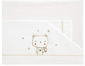 Bimbi Pirulos Tript.Sab.100% Alg.Cuna 003 Os.Polar 151 10 - Sábanas, unisex