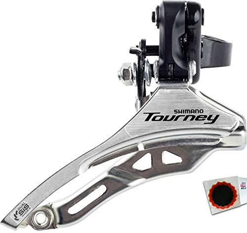 Shimano Umwerfer Tourney FD-TY300 6/7f. DOWN S. hoch 31,8mm Top-Pull 42Z Silber