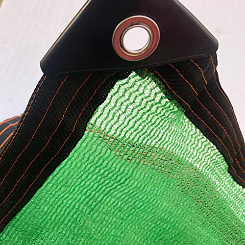 LLPEIJIE026 Garten Schattierungsnetz Schattiernetz,4-poliges Schattennetz,50% UV-Beständiges,mit Ösen,für Garten/Pflanze/Gewächshaus/Scheune/Außen/Hof/Dach,Grün (4x6m/13.1x19.7ft)