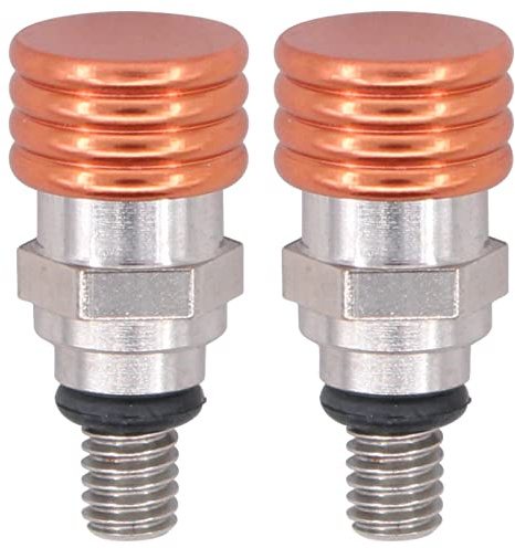 Gabelentlüfter Gabelentlüftung M4 0.7mm Gabel Entlüftungsventil Schraube Überdruckventil Luft Entlüfter Druckentlastung für KTM SMC 690 EXC 990 Enduro Offroad Husky WP Marzocchi