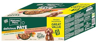 Natures Menu Wet food for Adult Dogs - Multipack 12 x 400g