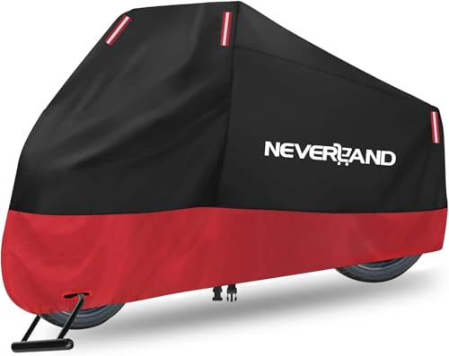 Motorrad Abdeckplane Outdoor Motorradabdeckung Wasserdicht 200x90x100cm | Winterfest Motorradplane 210D Motorrad Garage Plane Indoor, Abdeckung für Motor Roller Motorroller
