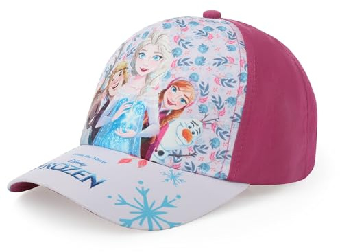 Disney Die Eiskönigin 2 Cap Cappy Kappe Schirmmütze Mädchen Anna und ELSA (DE/NL/SE/PL, Numerisch, 52, Lila)