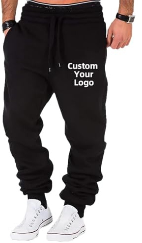 Personalisiert Hosen Personalisierte Ihre Logo Hosen Herren Mode Sport Hosen Übergröße Jogging Hosen Lässig Jogginghosen