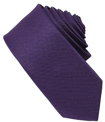 peiqiup Classic Tie (150 * 5cm), Men Ties, Men's Handmade Tie, Used for Wedding Formal Business Tie, Including Box (Purple)