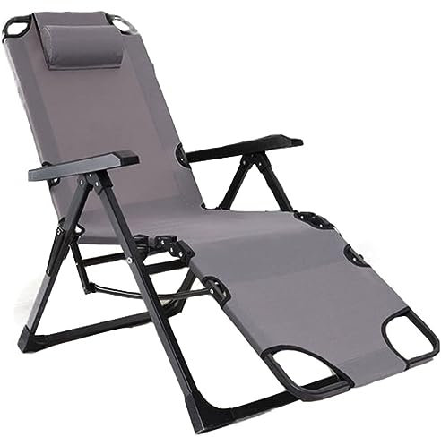 MCLIUJIA Sonnenliege Liegestuhl Klappbar Klappbarer Tragbarer Liegestuhl, Robuste, Quadratische Beine, Verstellbarer Liegestuhl, Terrassen-Lounge-Sitz Für Den Strand Gartenstuhl Strandliege(C)