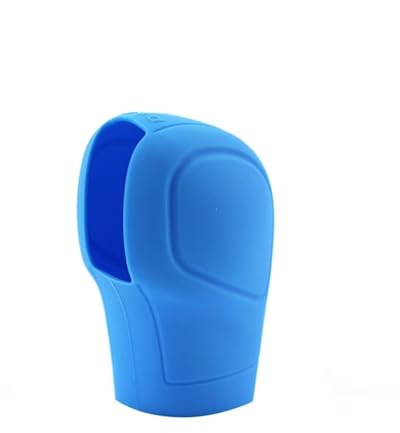 Copricambio Copertura Pomello Cambio Automatico In Silicone Per Auto, Pomello Cambio Antiscivolo, Impugnatura Cambio Universale, Materiale Non Combustibile Coprileva del cambio(Blue)