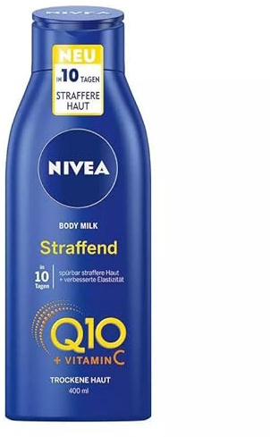 6er Pack - NIVEA Körpermilch Q10 Straffend mit Vitamin C - für trockene Haut - 400ml