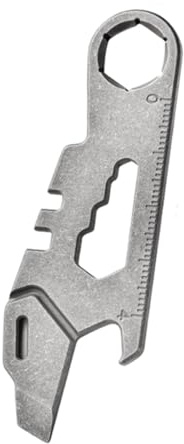 Stainless Steel Adjustable Spanner，Jaw Adjustable Wrenches，Outdoor Multitool Utility Gadget Wrench Multifunction Keyring Pocket Tool Keychain for Outdoor Activities Hiking Fishing, Smooth