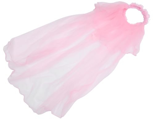 SAFIGLE Fascia Per Capelli Velo e Fiori Per Bambine Corona Per Capelli Velo Per Ragazzo Ragazza