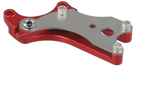 Besttoolifes Kit de conversion de frein à disque en aluminium pour cadre à dégagement rapide sans alliage de frein arrière pour triangle (rouge)