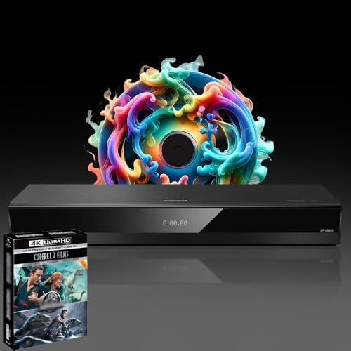 MULTIREGION Blu-ray Player Compatible with Panasonic DP-UB820 MultiRegion for DVD Blu-ray Region B - DVD Regions 1-8 - Bundle Including JW 2 Movie Collection 4K UHD Disc