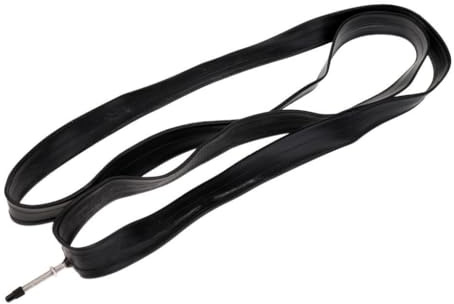 TWISAXC Fahrradschlauch 700 x 35/43C Präzisionsgefertigte Ventile Hohe Pannensicherheit Fahrradschlauch mit Presta Ventilen Französisches Ventil und, Schwarz, FV 48mm Presta Ventil