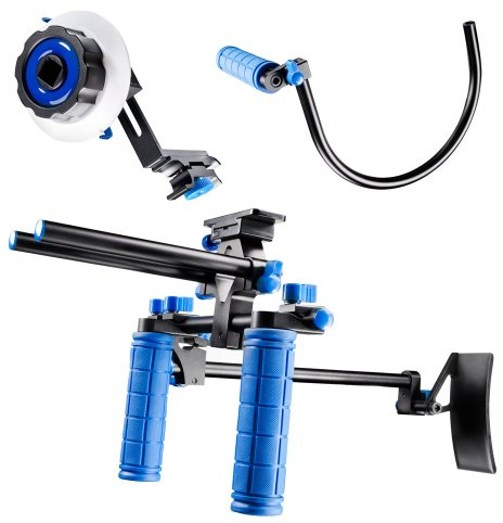 Walimex Pro DSLR Rig Hand Schulter Stativ Starter Set RL-00 II