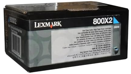 80C0X20 Lexmark CX510de Tonerkartusche Cyan