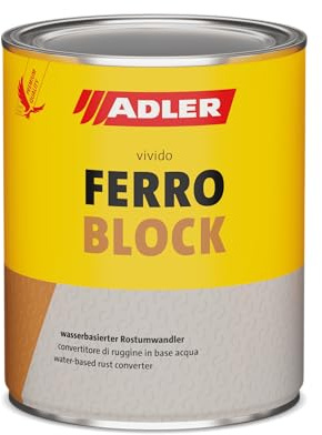 ADLER Ferroblock - 100 ml Rostumwandler Roststabilisierung & Rost-Stopp Rost entfernen