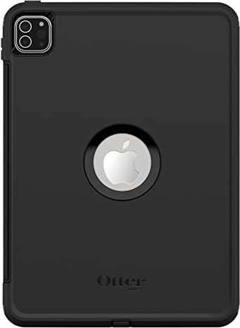 OtterBox Defender Hülle für iPad Pro 11 (1. gen/2. gen/3. gen/4. gen), Schutzhülle mit integriertem Displayschutz, 2X nach Militärstandard getestet, Schwarz, Keine Einzelhandelsverpackung