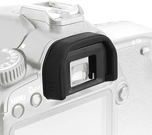CELLONIC Augenmuschel kompatibel mit Canon EOS 2000D, 700D, 1100D, 77D | Silikon, schwarz, Sucherokular, Augenpolster, Komfort für Ihre Augen, für Canon EOS 1000D, 550D, 1200D, 1300D, 500D, 450D, Ef
