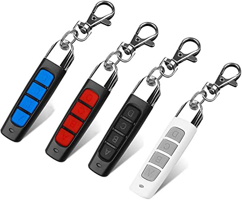 4-in-1 Remote Control Duplicator, 433mhz Gate Wireless Duplicator,4‑Key Copy Remote Controller,Universal Duplicator Remote (4pcs)