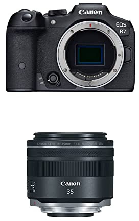 Canon EOS R7 body + obiettivo RF 35 mm f/1.8 IS Macro STM