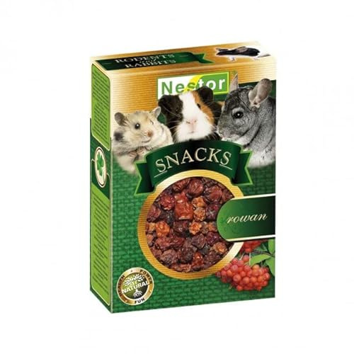 Snacks for Rodents and Rabbits Rowan 45g Hamster Mouse Chinchilla Guinea Pig Rat Gerbil Treats Food