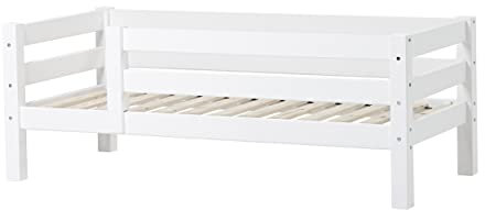 Hoppekids ECO Luxury Juniorbett mit 3/4 Rausfallschutz 70x160 cm, Weiß