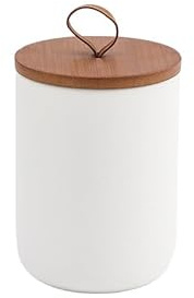 outer treasure Vorratsdose mit Deckel, Keramik Zuckerdose für Kaffee, Tee