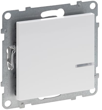 LEGRAND, SEANO with Netatmo Interrupteur avec option variateur sans conducteur N, montage dans boîte murale creuse, application HOME + CONTROL, Smart Home, 230 V, 1,3 A, compensateur inclus (040149),