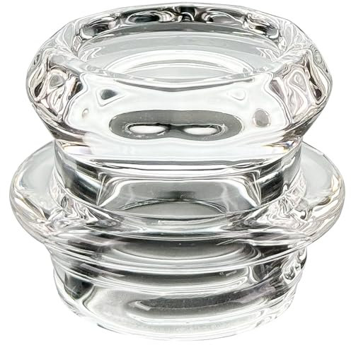 APOXCON Percolatore di caffè in vetro borosilicato temperato resistente al calore, adattabile per la maggior parte dei percolatori di caffè da campeggio